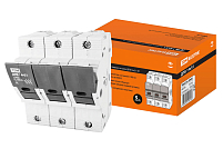 Держатель плавких вставок ДПВ 14х51 3П TDM ELECTRIC