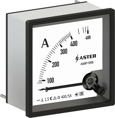 Амперметр AMP-991 50А (прямой) класс точности 1,5 - фото1