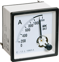 Амперметр Э47 1000/5А класс точности 1,5 (72х72 мм)