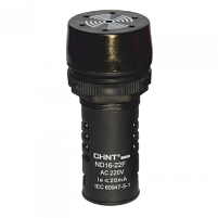 Сигнализатор звуковой ND16-22L Φ22 мм черный AC/DC24В (R)