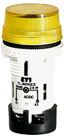 Лампа сигнальная матовая TL04U1 24V AC/DC (желтая)