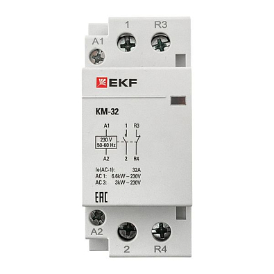Контактор модульный КМ 32А NО+NC (2 мод.) EKF PROxima - фото9