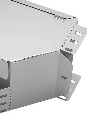 Ответвитель Т-образный вертикальный вниз боковой 100х150 мм TDM ELECTRIC - фото5