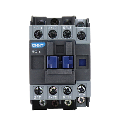 Контактор NXC-06 3P 6A AC110B (50/60Гц) 1НО+1НЗ (R) - фото1