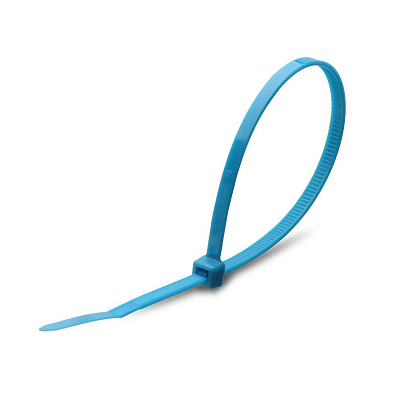 Стяжка нейлоновая КСС 4х200 (син) (100шт) (Fortisflex) - фото1