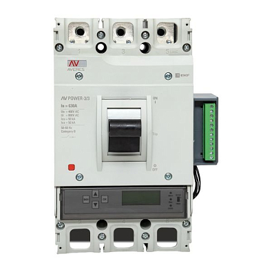 Автоматический выключатель AV POWER-3/3 630А 50kA ETU6.2 - фото17