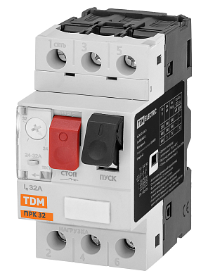 Пускатель ПРК32-32 In=32A Ir=24-32A Ue 660В TDM ELECTRIC - фото2