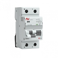 DVA-6 1P+N 40А (C) 30мА (AC) 6кА EKF AVERES дифференциальный автомат, арт. rcbo6-1pn-40C-30-ac-av