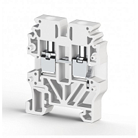 Миниклеммник винтовой 2,5 мм.кв (белый); MVK2,5