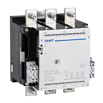Контактор вакуумный CJX1-630/44K 630А(АС3) 4НО+4НЗ AC/DC 380В 50/60Гц - фото1