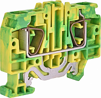 Клемма пружинная заземляющая ESP-HTE.10 (10 мм2, желто-зел.)