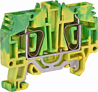 Клемма пружинная заземляющая ESP-HTE.6 (6 мм2, желто-зел.)