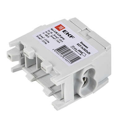 Клемма распределительная КСР с двойным винтом 2x35/2x25 серая EKF PROxima - фото11