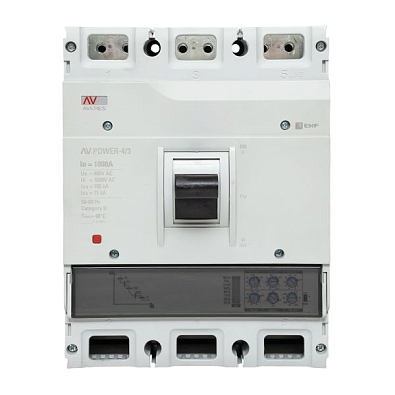 Автоматический выключатель AV POWER-4/3 1000А 100kA ETU2.0 EKF AVERES - фото18