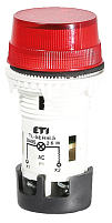 Лампа сигнальная матовая TL01X1 240V AC (красная)
