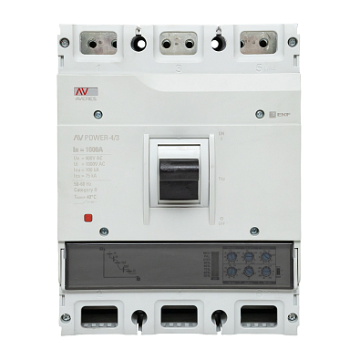Автоматический выключатель AV POWER-4/3 1000А 100kA ETU2.0 EKF AVERES - фото4