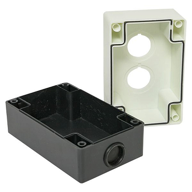 Корпус КП102 пластиковый 2 кнопки белый EKF PROxima - фото17