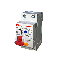 YCB6HLN-63 40А 1P+N 30мА 4,5кА B (электрон. расцепитель) дифференциальный автоматический выключатель