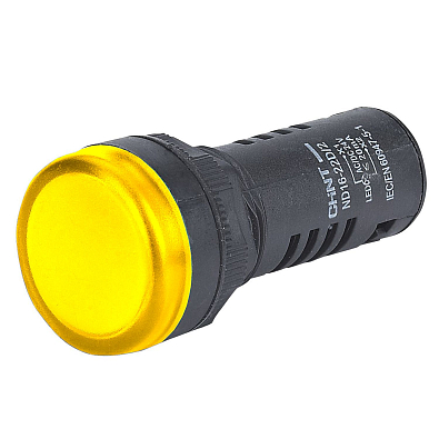 Индикатор ND16-22D/4C желтый, встр. конденсатор, IP65 АС380В (R) - фото1