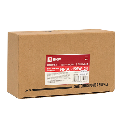 Блок питания 24В с функцией ИБП MPSu-155W-24 EKF PROxima - фото6