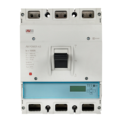 Автоматический выключатель AV POWER-4/3 1000А 100kA ETU6.0 EKF AVERES - фото6