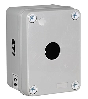 Корпус HF999001 серый 1 отверстие (крупногабаритный)