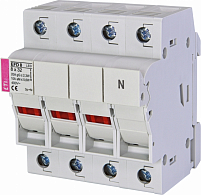 Разъединитель предохранителей EFD 8 LED 3p+N (с адаптером)