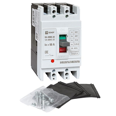 Автоматический выключатель ВА-99МL 63/ 50А 3P 15кА EKF Basic - фото12