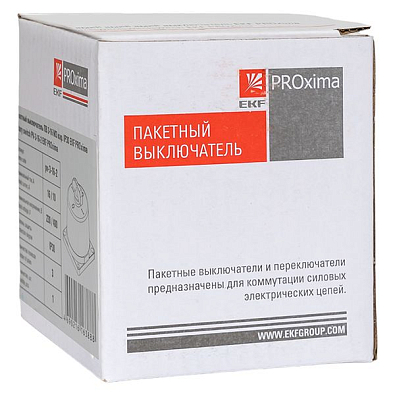 Пакетный выключатель ПВ 3-16 М3 кар. IP30 EKF PROxima - фото13
