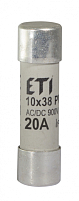 Предохранитель CH 10x38 gR-PV 20A 900V (30kA) цилиндрический