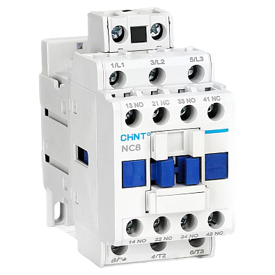 Контактор NC8-18/W 3P 18А AC/DC (24~60В) 1НО+1НЗ (R) - фото1