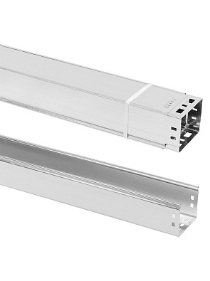 Лоток неперфорированный 100х100х3000-0,7 мм TDM ELECTRIC - фото1