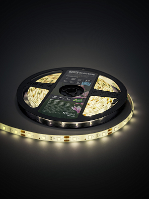 Лента светодиодная SMD2835-60 LED/м-IP65-12 В-4,8 Вт/м-4000 К (5 м) блистер TDM ELECTRIC - фото4