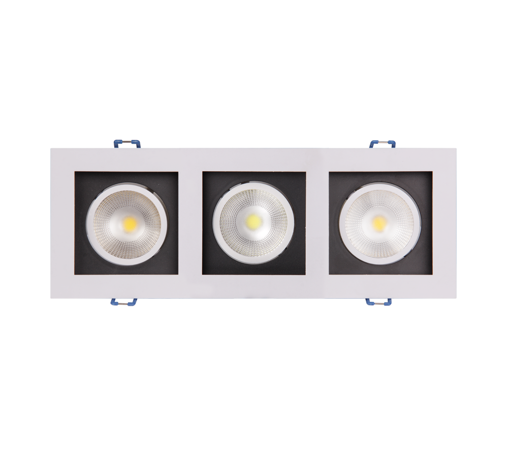 PSP-S213 3x8w 4000K 55° White IP40 Cветильник светодиодный встраиваемый - фото1