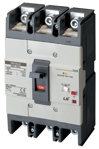 Дифференциальный выключатель в литом корпусе EBH203c 150A 30mA EXP - фото1