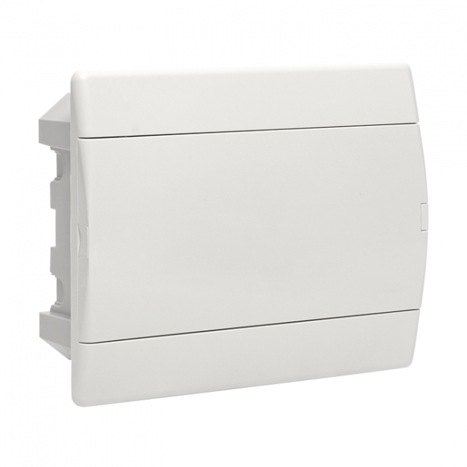 Щит распределительный ЩРВ-П-12 (пром. упаковка) белая дверца IP41 EKF Basic - фото1