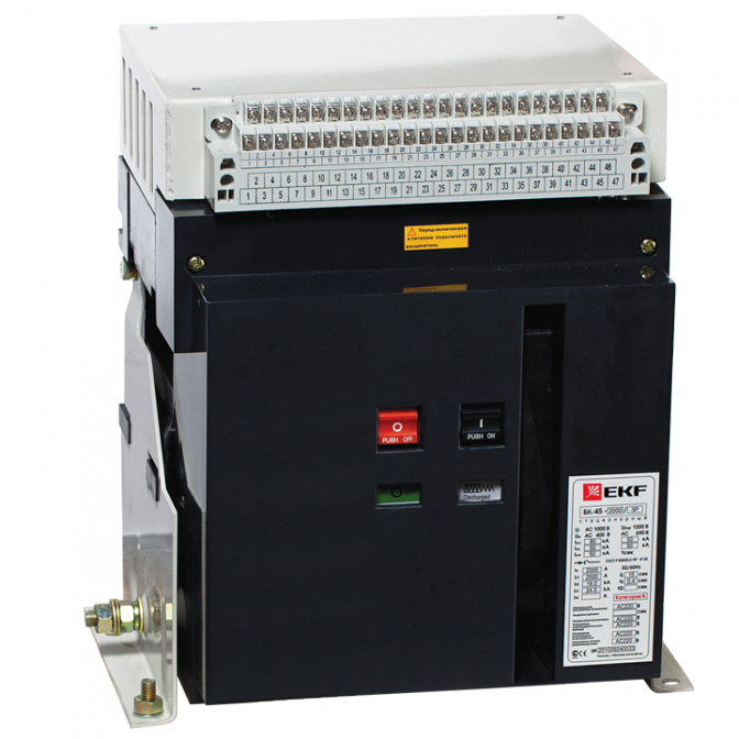 Выключатель нагрузки ВН-45 2000/2000А 3P стационарный с эл. приводом EKF PROxima - фото2