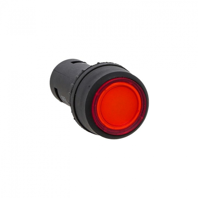 Кнопка SW2C-10D с подсветкой красная NO 24В EKF PROxima - фото1