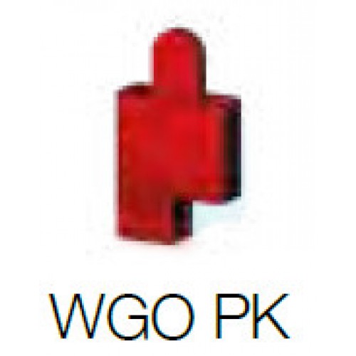 Заглушка к клемме измирительная (красная); WGO 4 PK - фото1