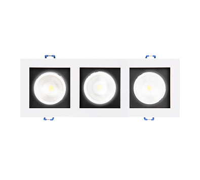 PSP-S213 3x8w 4000K 55° White IP40 Cветильник светодиодный встраиваемый - фото2