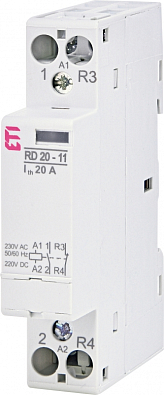 Контактор модульный RD 20-11 (230V AC/DC) (AC1) - фото1