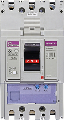 Автоматический выключатель EB2 400/3L 250А 3р (25кА) - фото1