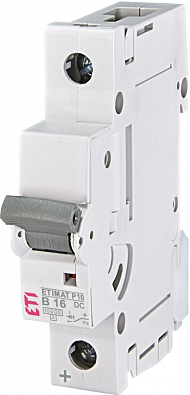 Модульный автоматический выключатель постоянного тока ETIMAT P10 DC 1p B 16A, арт. 261600100 - фото1
