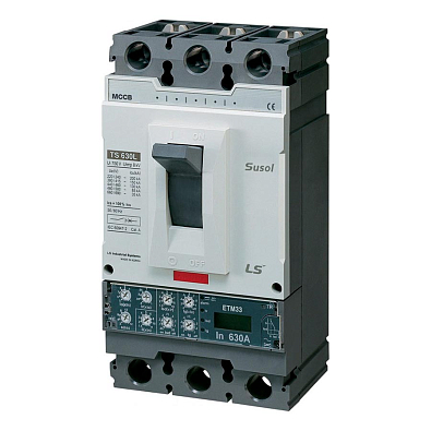 Автоматический выключатель в литом корпусе TS630N (65kA) ETM33 630A 3P3T AC - фото1