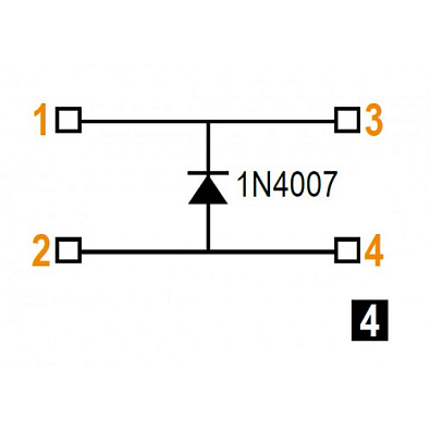 Клеммник 2-х ярусный с электронными компонентами (схема 4); WG-EKI-С-корпус MDB - фото2